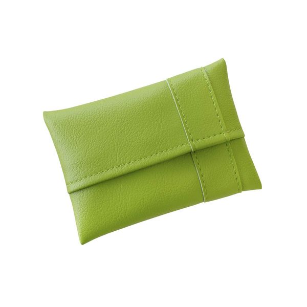 TEES FACTORY Pocket Tissue Case "POMY" Pommy, Medium, Green