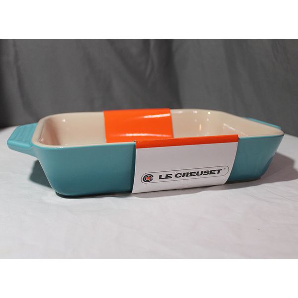 Le Creuset 1.8 qt. Signature Rectangular Baking Dish 10 X 7, Caribbean Blue