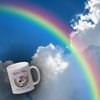 Relaxing Mug Unicorn with Rainbow Glitter Coffee Mug