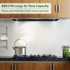 30in 900CFM Built-In Range Hood Kitchen Stove Insert Vent Touch Control w/LEDs