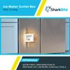 SharkBite 1/2 x 1/4 Inch Compression PEX Crimp Ice Maker Outlet Box, 25740
