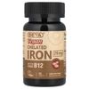 DEVA Vegan Chelated IRON 29 mg with added B-12 -- 90 Tablets ( Multi-Pack)