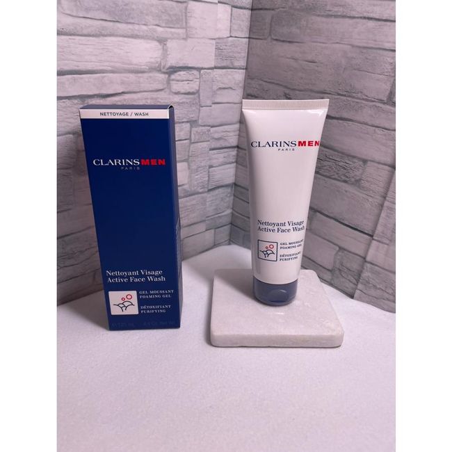 Clarins Men Active Face Wash 125ml [Special price with defective box]