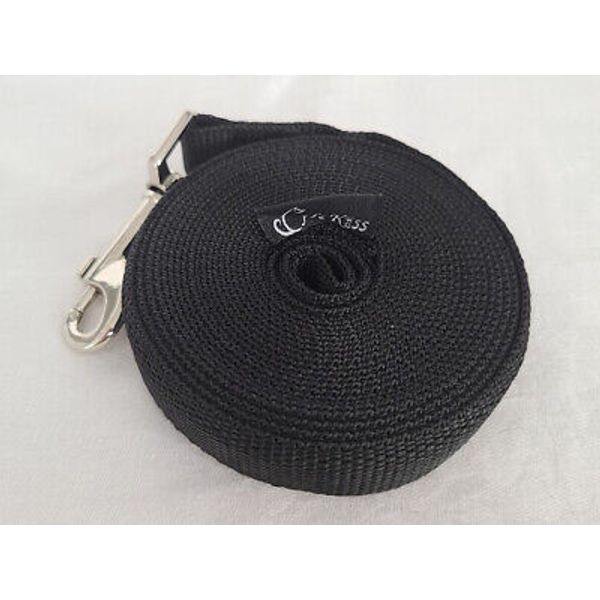 Pet Leash Black Nylon