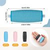 Callus Remover Replacement Rollers, Extra Coarse Mineral, Diamond Particles, 12-Pack, 3 Roughness Levels