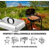 13x 9.75Inch Cheese Melting Domes, HaSteeL Rectangular Basting Steam Cover... 