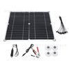 Solar Panel 25-Watt Flexible 12 Volt Solar Panel with 30a Controller