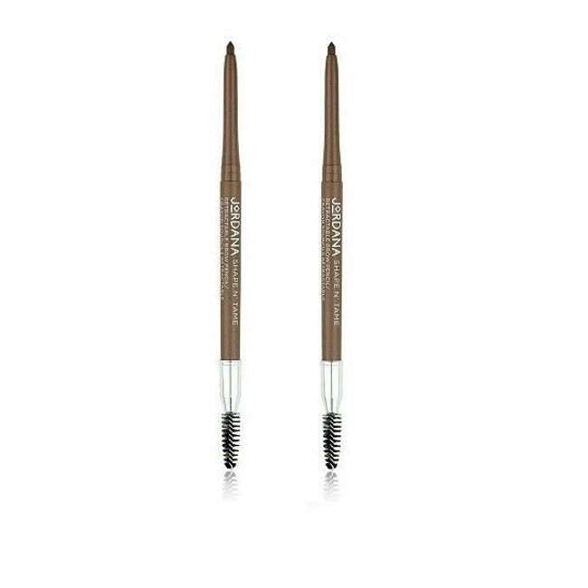 2 PACK Jordana Shape N' Tame Retractable Brow Pencil, 01 Blonde