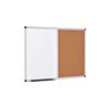 Combination Magnetic Whiteboard Corkboard 1200x900mm