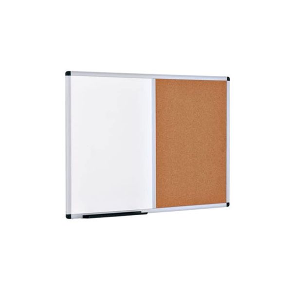 Combination Magnetic Whiteboard Corkboard 1200x900mm