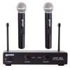 Gemini UHF-02M S12 Dual Wireless Handheld Microphone System - Ch 1 & 2 - DJ, ...