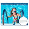 3) Hydrotools 87901 Swimming Pool Molded Plastic Replacement Steps Rung Ladder