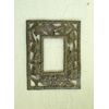 FISH PICTURE MIRROR FRAME from recycled metal HANDMADE