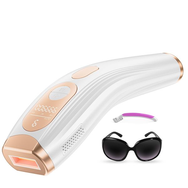 Laser Hair Removal, Laser IPL Hair Removal for Women and Men Permanent, Hair Removal Device with 3.0 IPL Red Light Wave, Home Laser Hair Removal Device for Legs Armpits Back Bikini Body Use