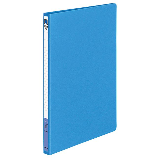 Kokuyo letter file color thickness paperboard cover 2 Hole B5 120 Sheets Accommodate Blue Flat – 551B