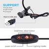 5W USB Clip-On Desk Lamp LED Flexible Reading Light Dimmable Table Lamps