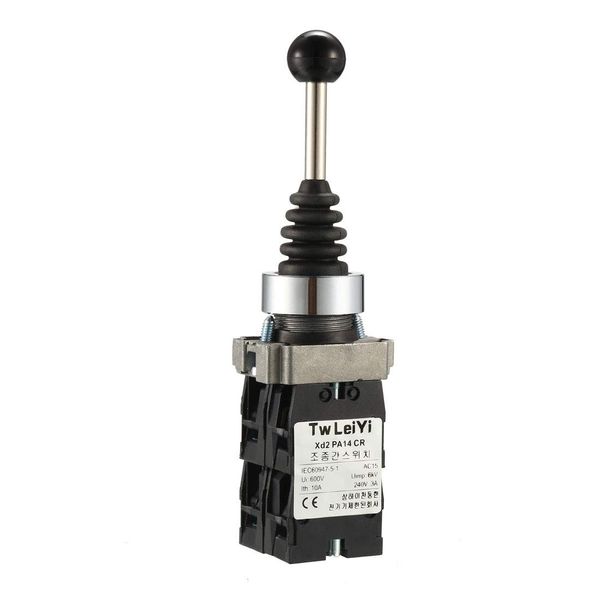 uxcell Joystick Switch Mono Lever Controller 4-Way 4NO Latch 150/250/600V 15/10/4A