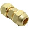 Air Conditioning Split Connection Nipple Set 1/2 Inch Including Nuts Brass for Copper Pipe L
