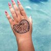 Nautilus Shell - Nautilus Tattoo/Nautilus Shell Tattoo/Nautilus Temporary Tattoo