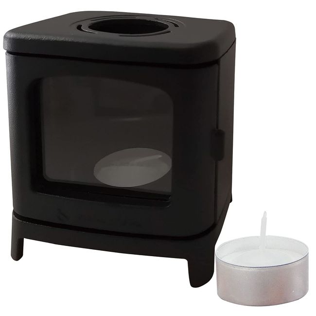 Kameyama Candle SJ9070000BK Small Stove Lamp Black