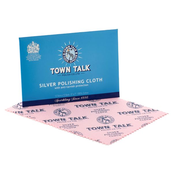 Town Talk Silver Polishing Cloth 12 x 17 cm