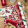 Christmas Reversible Wrapping Paper Bundle, Pets and Patterns (Pack of 3, 120 sq. ft. ttl) Cats, Dogs, Stripes, Polka Dots, Paw La La La