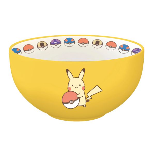 Pokémon Pikachu Electric Type Unisex Bowl Yellow Ceramic Fan Merch, Movies, Gaming, Pikachu, TV Series