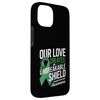 Traumatic Brain Injury Awareness Month Unbreakable Shield Case for iPhone 15