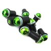 MADMAX General Purpose Screen Bolt Kit, Wellnut (Pack of 10), Green