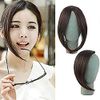 LESUN Hair Extensions, Bangs Wig, Center Part Side, Clip, Fully Hand Planted, Human Hair, Natural, Medical Use, Small Face Effect, One-Touch Extensions, Easy Installation, Fluffy, Heat Resistant Fiber Whorl, With Sides, Natural Black, Dark Brown, Light Br