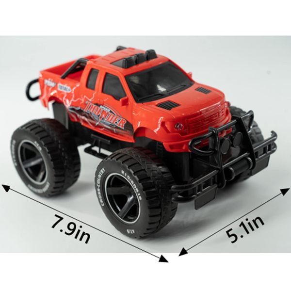 chxingfeng Beginner Rv Truck for Kids,Red Off-Road RC Pickup Trucks,1:18 Scale Crawlers Toy for Kids Aged 4-9