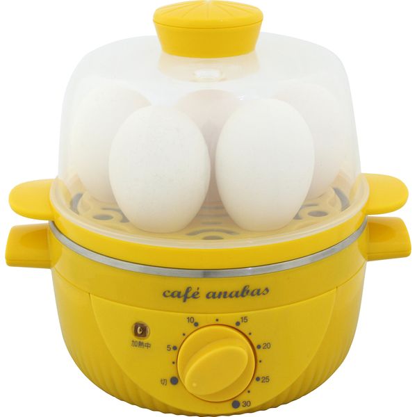 Chunky 18pcs, Inc. (Anabas) Boil Eggs Fame, Easy to Clean Steamer Boiled Egg Maker Timer with Se - 001