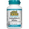 Natural Factors, Acidophilus & Bifidus Double Strength, 90 caps