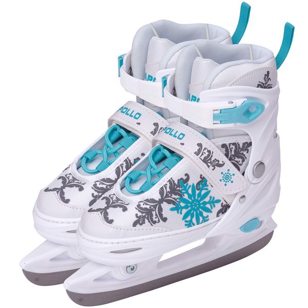 Apollo Ice Skates X Pro | verstellbare Schlittschuhe für Damen, Kinder und Jugendliche | schicke Eislaufschuhe Damen, 3 Größen (31 bis 42) | Schlittschuhe Kinder