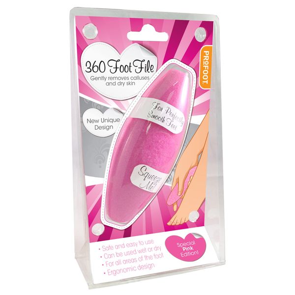 Profoot 360 Foot File has a Unique Design That Gently removes calluses and Hard Skin Fast, Easily and Effectively