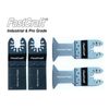 FastCraft 42pc Oscillating Tool Kit 5A PEAK POWER Multi Tool + 40pc Blades +Tote