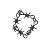Zac's Alter Ego Barbwire Chain Bracelet - Black or SIlver