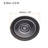 sourcing map 0.5 W 8 Ohm DIY Magnetic Speaker 40mm Round-shape Replacement Loudspeaker 2pcs