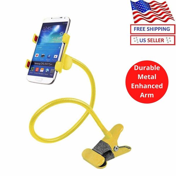 Mobile Phone Tablet Mount Holder Flexible Long Arm  Universal 360 Adjustable Bed