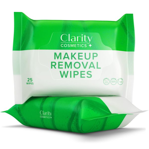 Makeup Wipes - Makeup Remover Face Wipes, Makeup Remover Wipes for Daily Facial Cleansing to Remove Dirt, Make Up Remover Wipes for Face Oil and Make Up, Face Wipes for Women, Vegan & Simple Wipes