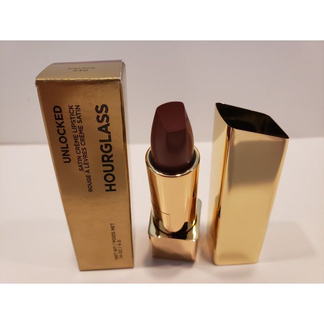 Hourglass Unlocked Satin Creme Lipstick #340 Fauna 0.14 Oz