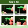 Redamancy 15 Pcs Fish Mouth Sewing Machine Needle Threader, Sewing Machine Needle Threader, Automatic Needle Threader for Sewing Machine, Easy Selfthread Needle Threaders Tool, for Craft DIY(Green)