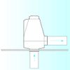 Vortice 10206 ANGOL K RT Single Speed Upright in-Line Extractor Fan Timer Model