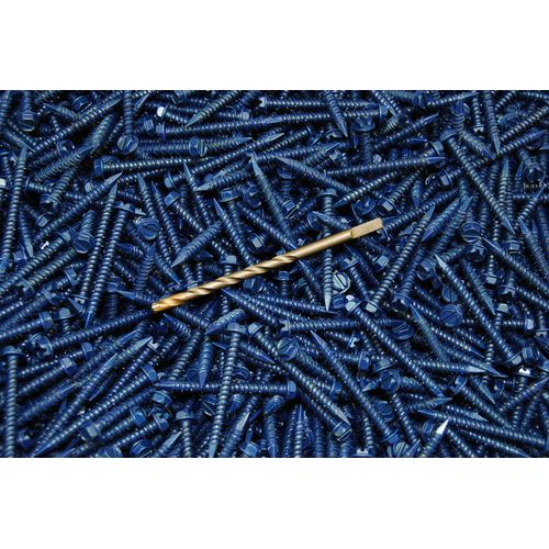 Lexar Industrial (400) Hex Washer Head 3/16 x 1-3/4 Concrete Masonry Screws Tapcon Anchor & Bit