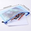 20-Pack A5 Plastic Document Wallets with Zip Pouches