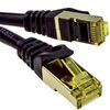 kenable CAT7 600Mhz 10Gig F/FTP Shielded RJ45 Network Ethernet Cable 2m Black
