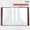 Arpan A4 Brown Professional Display Presentation Book 48 Pocket (96-Side) Portfolio Folder