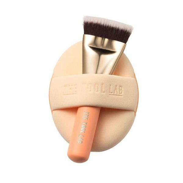 Mail order HE TOOL LAB Super Close Cover Duo Rakuten Warehouse Direct Delivery h Healthy Price Makeup Tools Beauty Goods Makeup Goods Glow Puff Sponge Brush