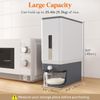 Moisture-Proof Rice Dispenser with Multipurpose Cup - 25 lbs Airtight Container