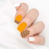 Retro 60's Arch Pattern Clear Water-Slide Nail Designs